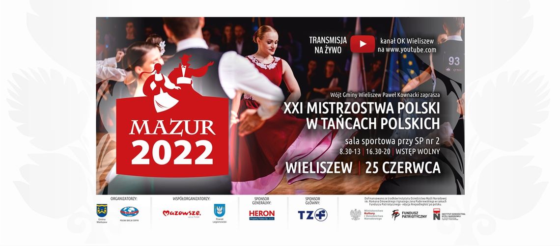 WIELISZEW. Mazur 2022 - Mistrzostwa Polski w Tańcach Polskich