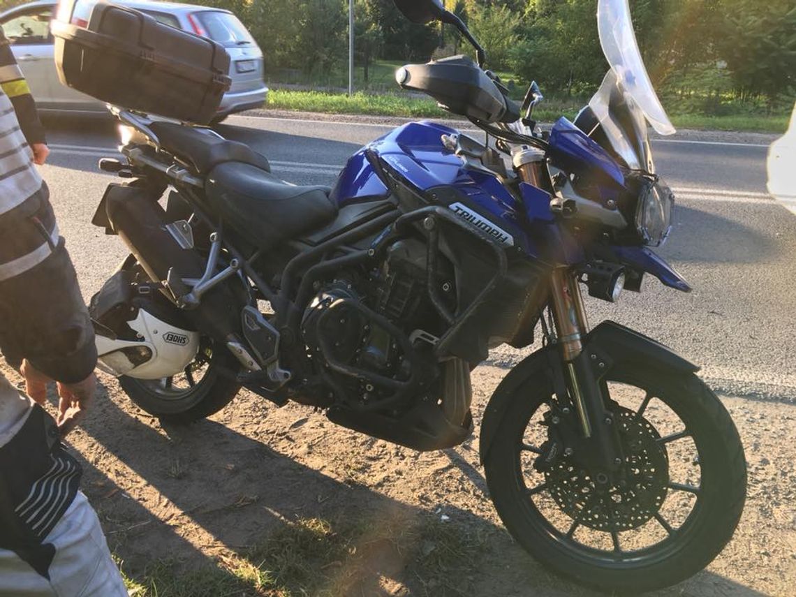 WIELISZEW. Nie ustąpił pierwszeństwa motocykliście WIELISZEW. Nie ustąpił pierwszeństwa motocykliście
