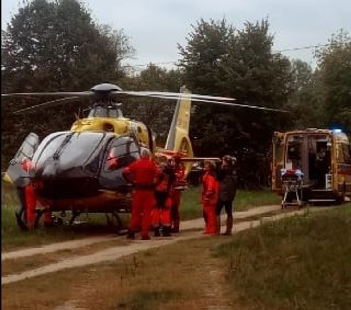 WIELISZEW. Spadła z konia, potrzebny był helikopter