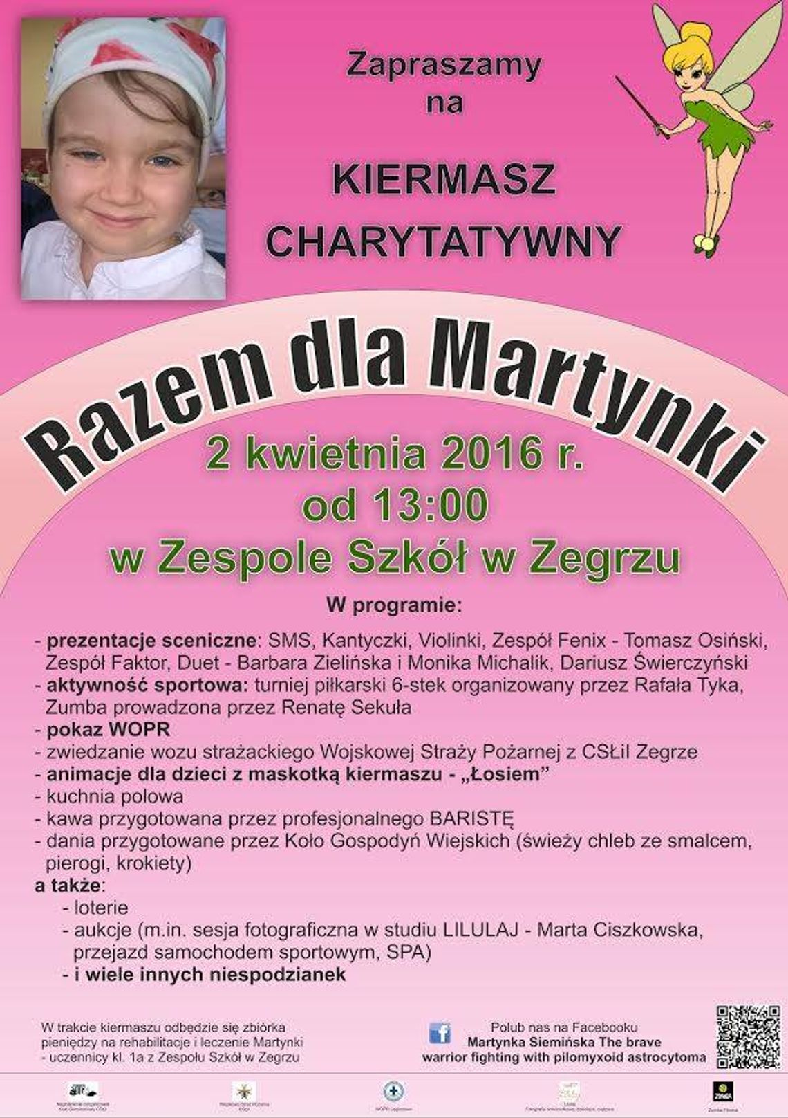 ZEGRZE. Razem dla Martynki - kiermasz charytatywny